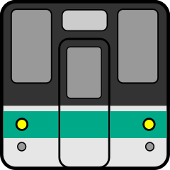 Train Sticker2 (face)