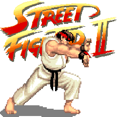 STREET FIGHTER II Official Stickers