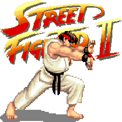 STREET FIGHTER II Official Stickers