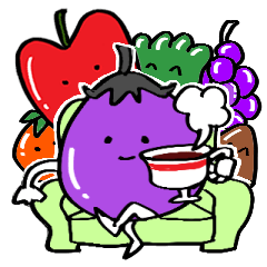 Autumn eggplant and his friends
