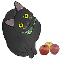 black cats with apples(update)