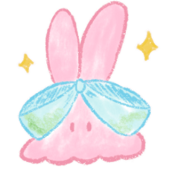 rabbit nini mud - Stiker LINE | LINE STORE