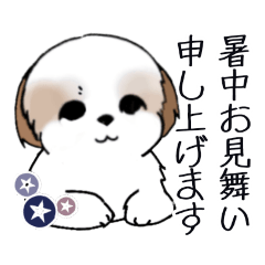 Stickers_Shih Tzu_i summer