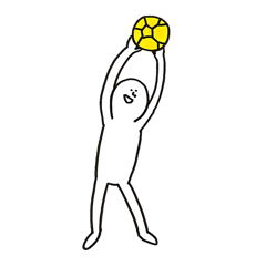 Person with handball
