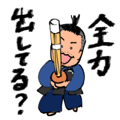 Anz-chan Samurai Sticker