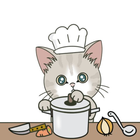 Kitten flying sticker