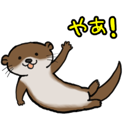 Easy-to-use otter sticker every day