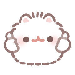 Pomeranian Mochi -simple- – LINE stickers | LINE STORE