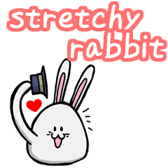 Stretching rabbit English