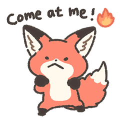 Fluffy Red Fox 3