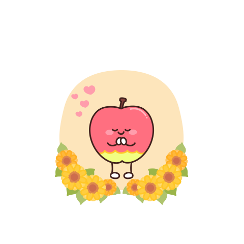 Pop-up! Ringo-chan's gentle sticker
