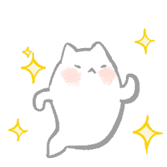 A cat ghost and his friends