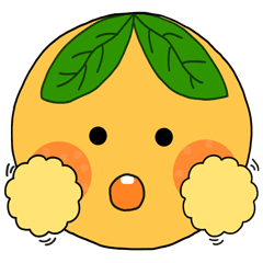 animation of cute tangerines