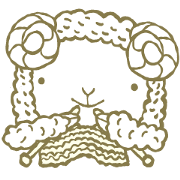 in the forest stickers *knitting sheep