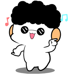 The Frizzy Dance: Animated Stickers