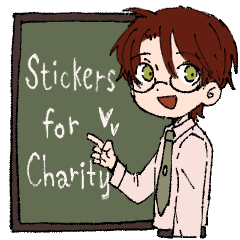 Line stickers for charity!