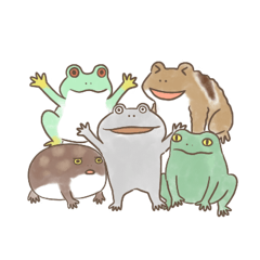 REPFAN Frog Collection Sticker