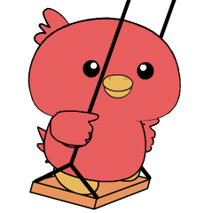 Red Bird :Animated Stickers