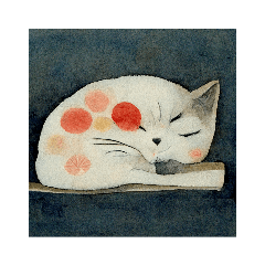 The cat in Edo period