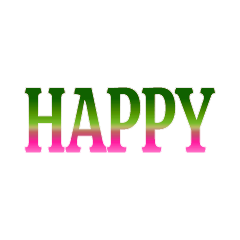 Popular Colorful Cute English Words3_09