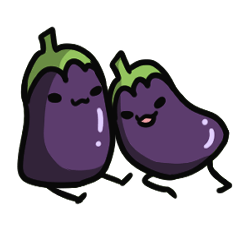 just eggplants