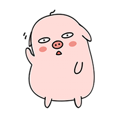 Gloomy piggy