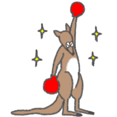 Kangoroo sticker 2