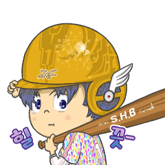 익살크크 "야구땡땡24' (Korean Type)