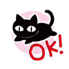 cute kawaii  black cat