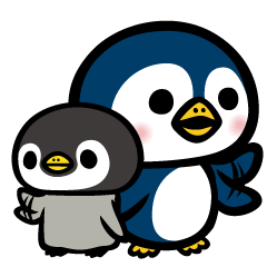 Kimama-penguin stamp