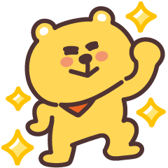 You can use it every day! Yellow Bear!