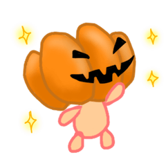 Halloween party sticker