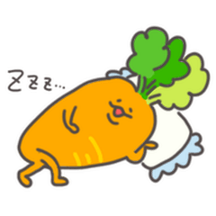 yuru vegetable sticker