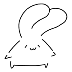 A certain rabbit sticker