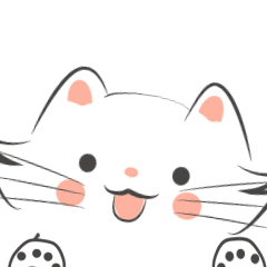 Fluffy cat Popup Stickers2