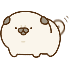 pug animation sticker