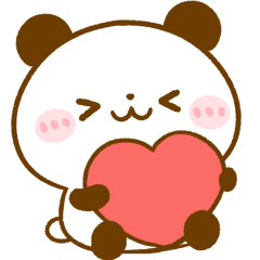 Heart corocoro panda