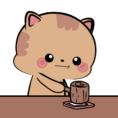 Chubby Ginger Cat :Animated