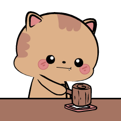 Chubby Ginger Cat :Animated