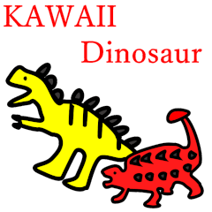 KAWAII dinosaur stickers for daily life2