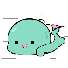 Chubby Dino 3:Animated Stickers