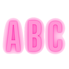 Pink Alphabets and Numbers - LINE スタンプ | LINE STORE