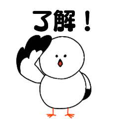 Ko-kun the stork sticker