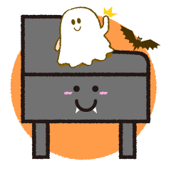 Piano and musical note Sticker-halloween