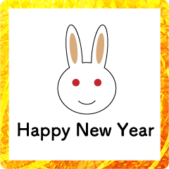 Animated greetings for Year of Rabbit