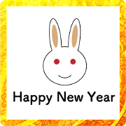 Animated greetings for Year of Rabbit