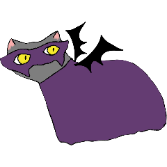 Color roughly cats Halloween!