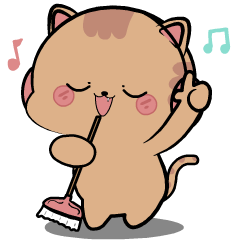 Chubby Ginger Cat 2 :Animated