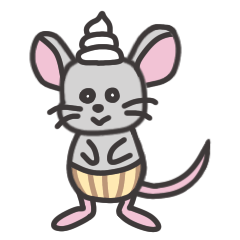 Soft cream mouse