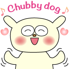 Kawaii Chubby dog Sticker